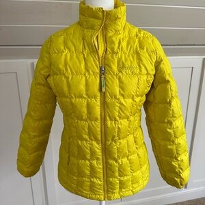 Marmot - girls yellow down jacket sz L (14)